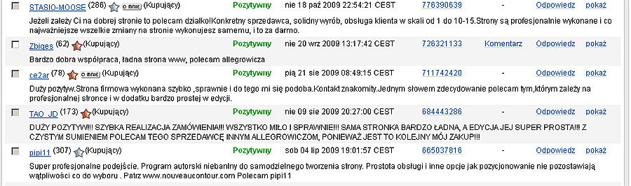 komentarz Allegro